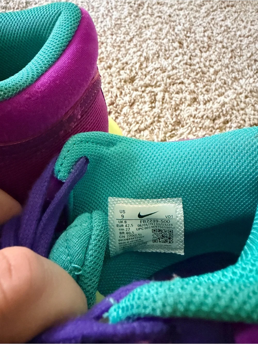 Nike vibrant basketball